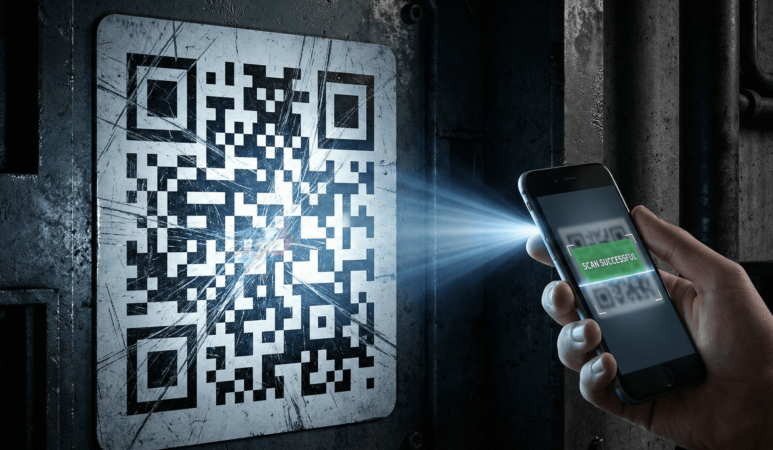 QR code error correction levels L M Q H comparison showing damage tolerance